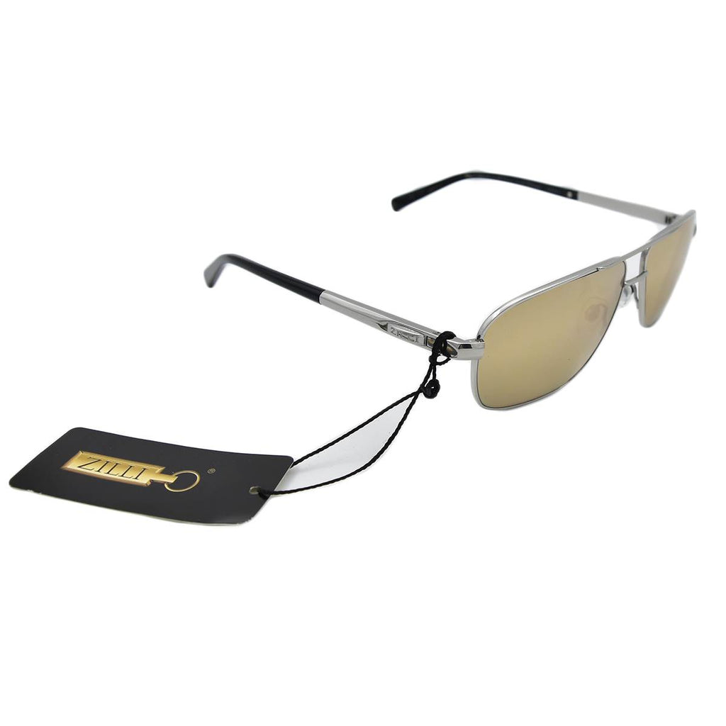 Zilli ZILLI Silver Titanium Acetate Sunglasses Silver 001