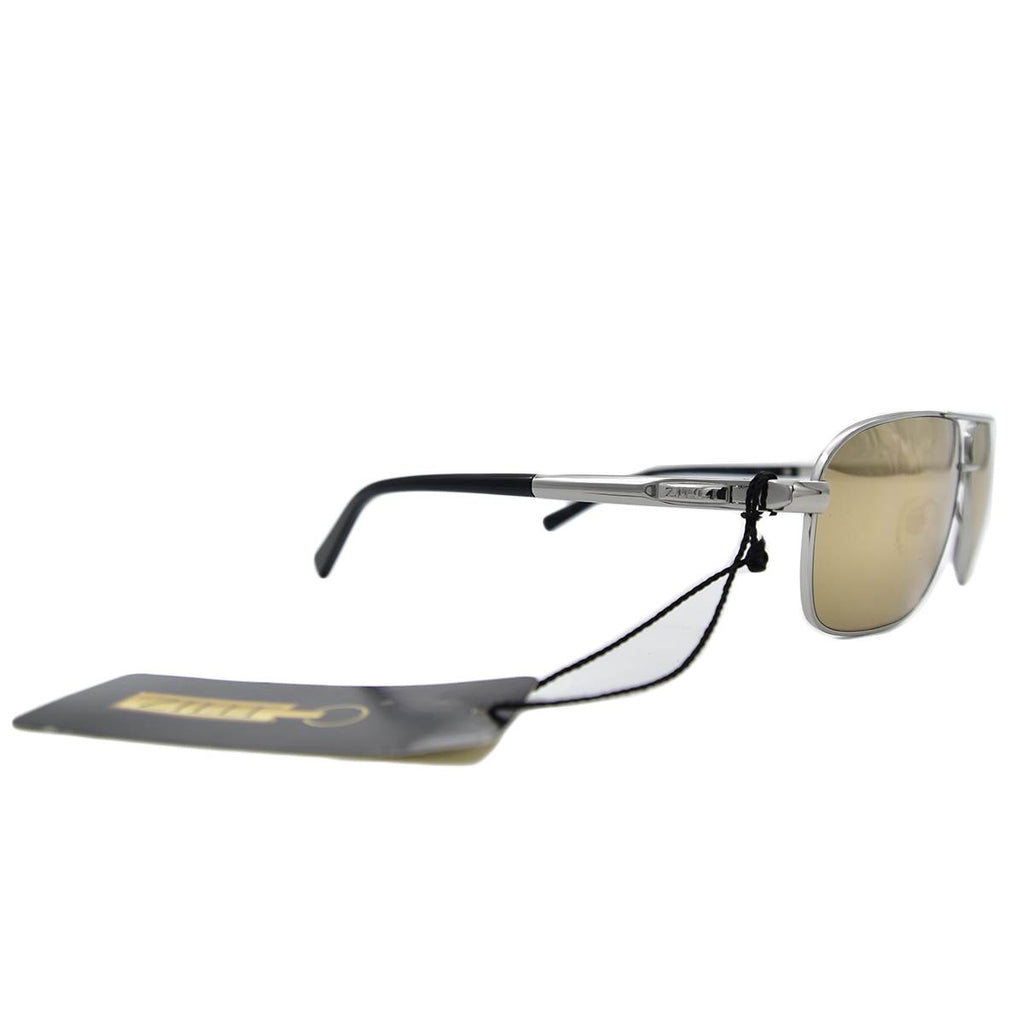 ZILLI Silver Titanium Acetate Sunglasses