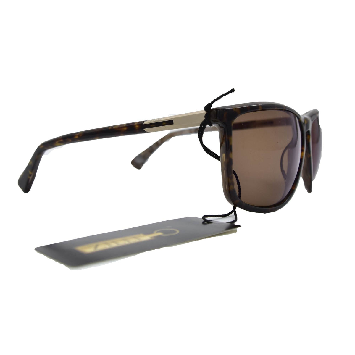 ZILLI Brown Titanium Acetate Sunglasses