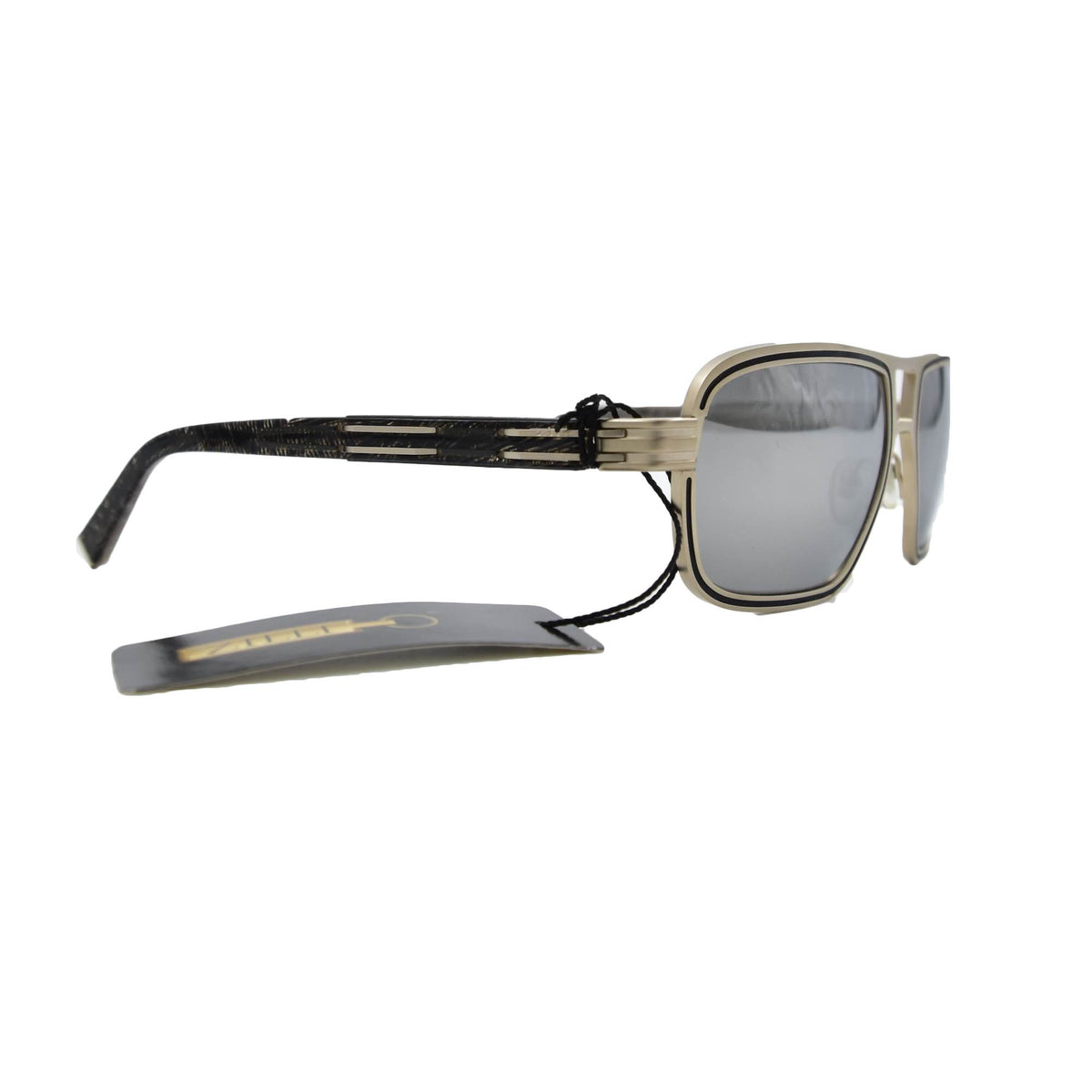 ZILLI Beige Titanium Acetate Sunglasses