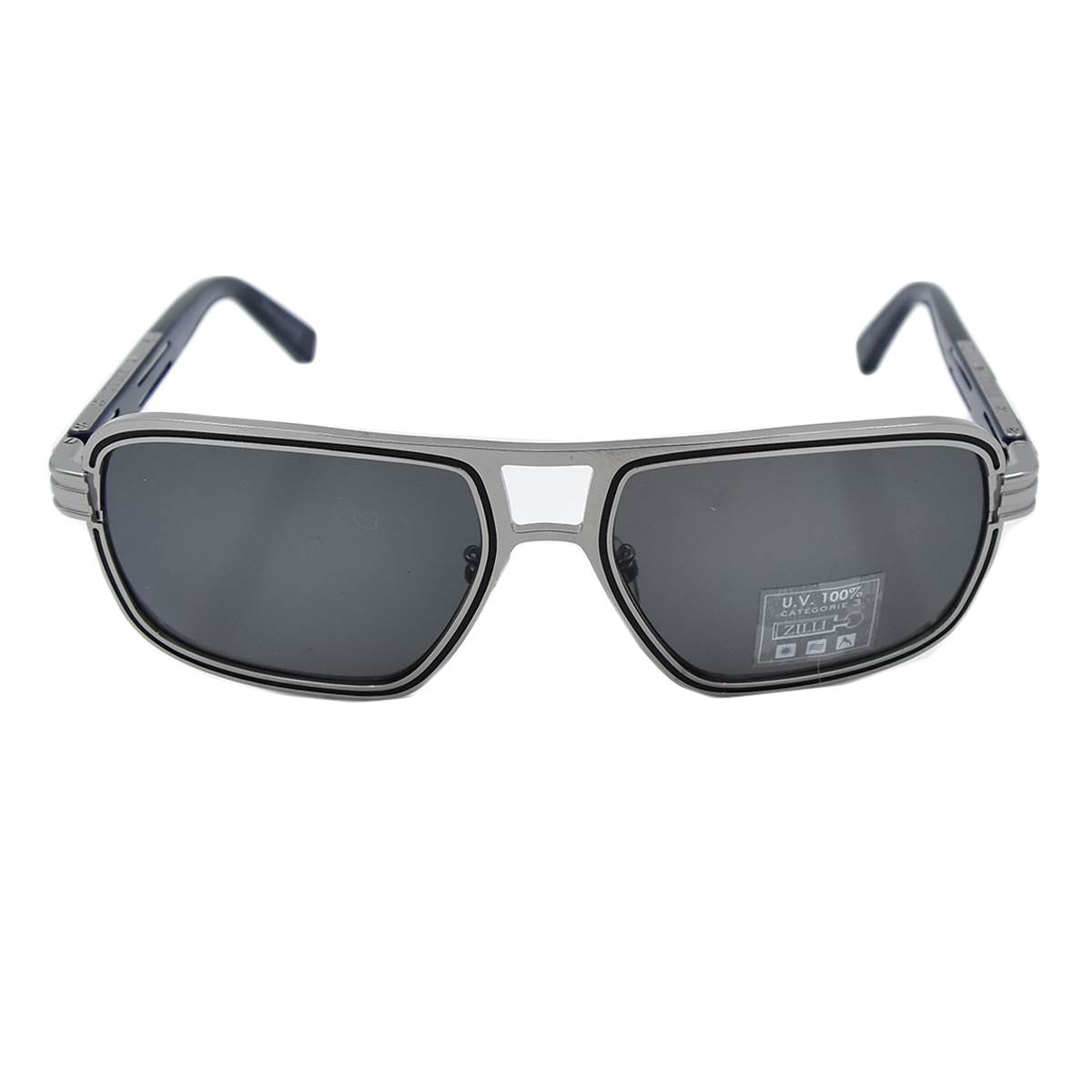 Zilli ZILLI Silver Titanium Acetate Sunglasses Silver 000