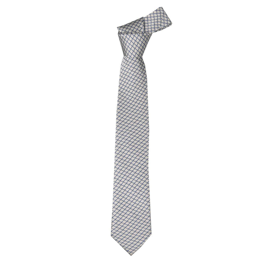 Zilli ZILLI Gray Blue Silk Tie Gray/Blue 000