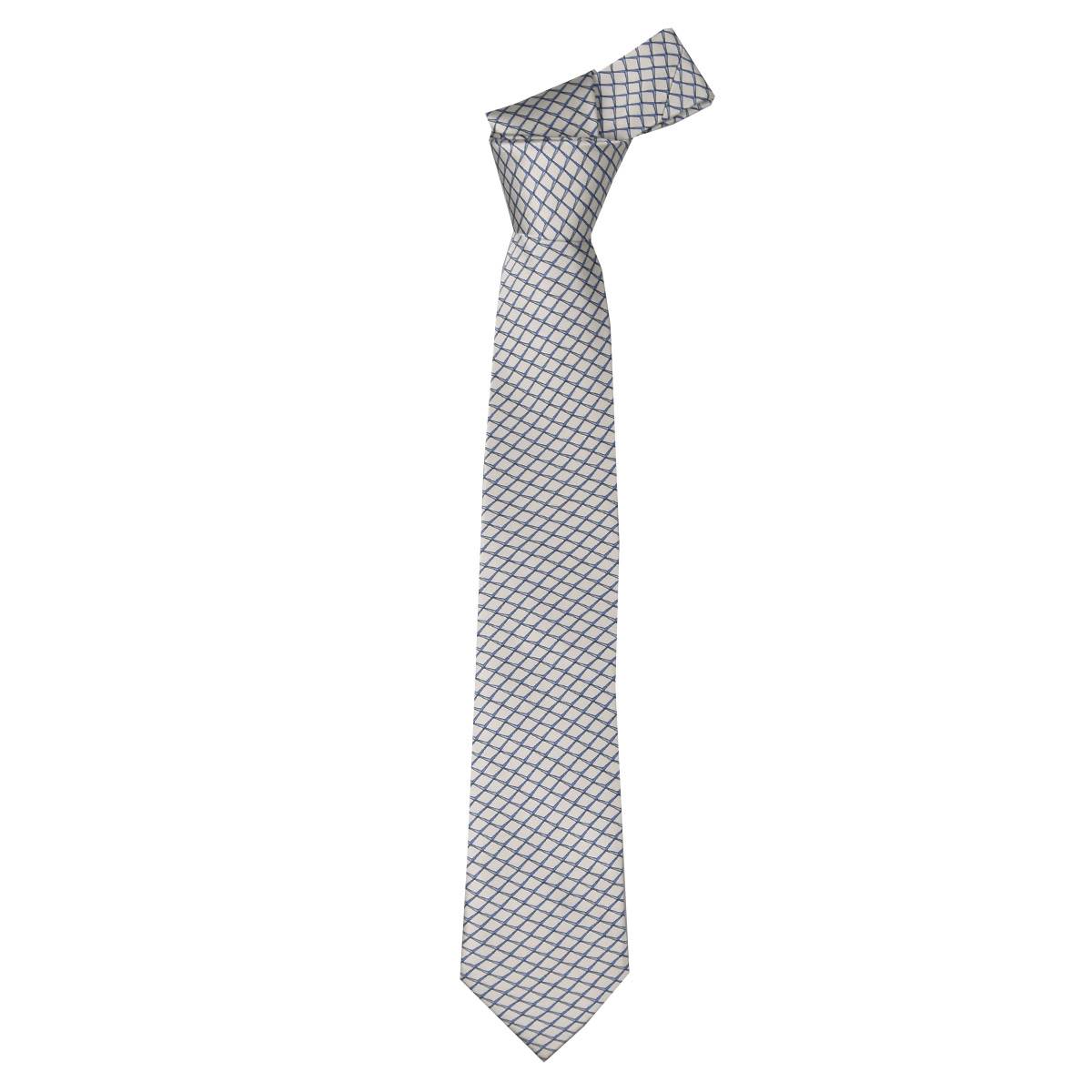 Zilli ZILLI Gray Blue Silk Tie Gray/Blue 000