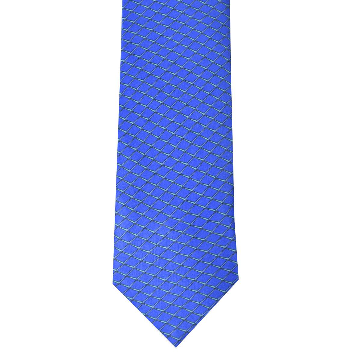 ZILLI Blue Green Silk Tie
