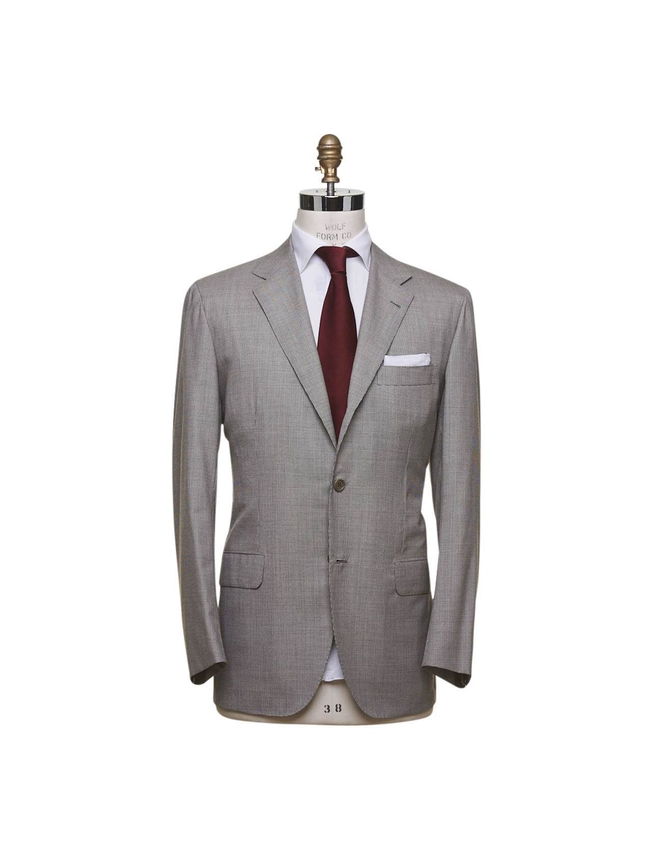 KITON Gray Wool 14 Micron Suit | IsuiT