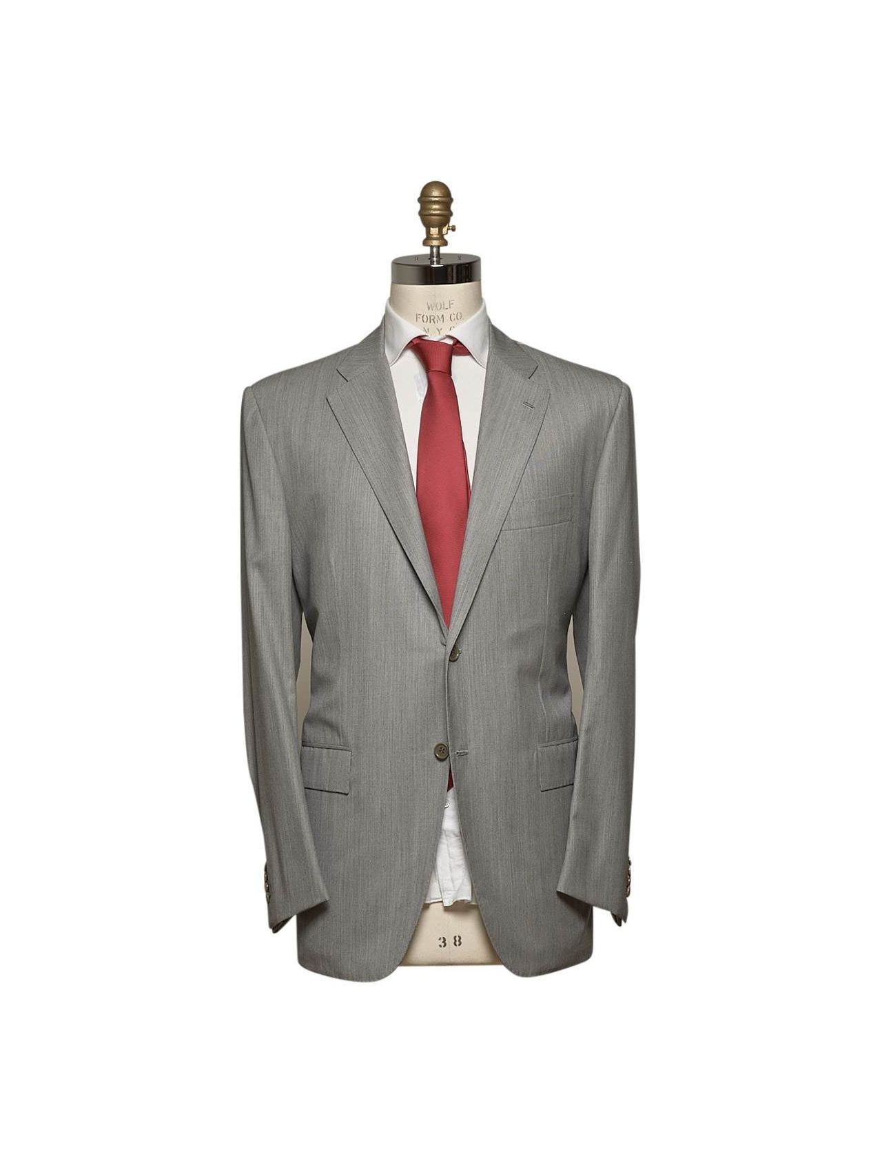 KITON Gray Wool 14 Micron Suit | IsuiT