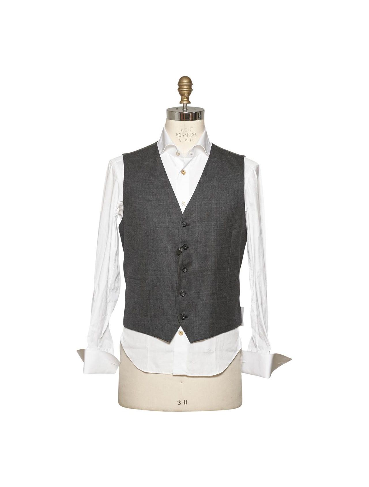 KITON Gray Wool Vest | IsuiT